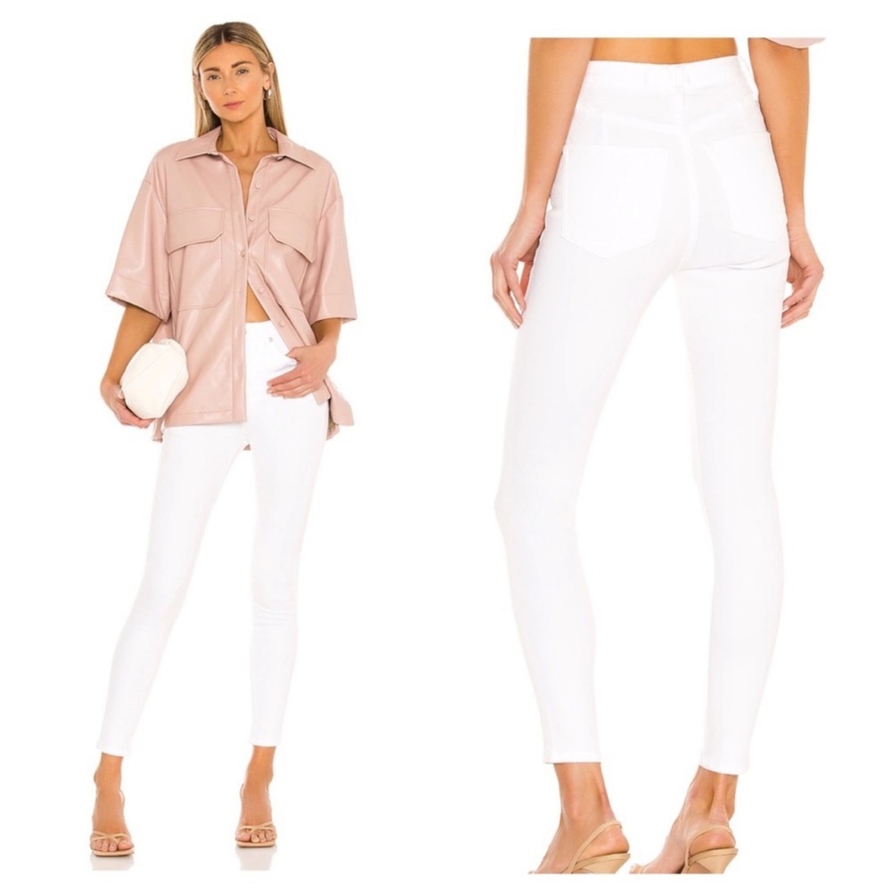 Free People White Skinny Jeans Size 27 Summer Coastal Boho Revolve NWT